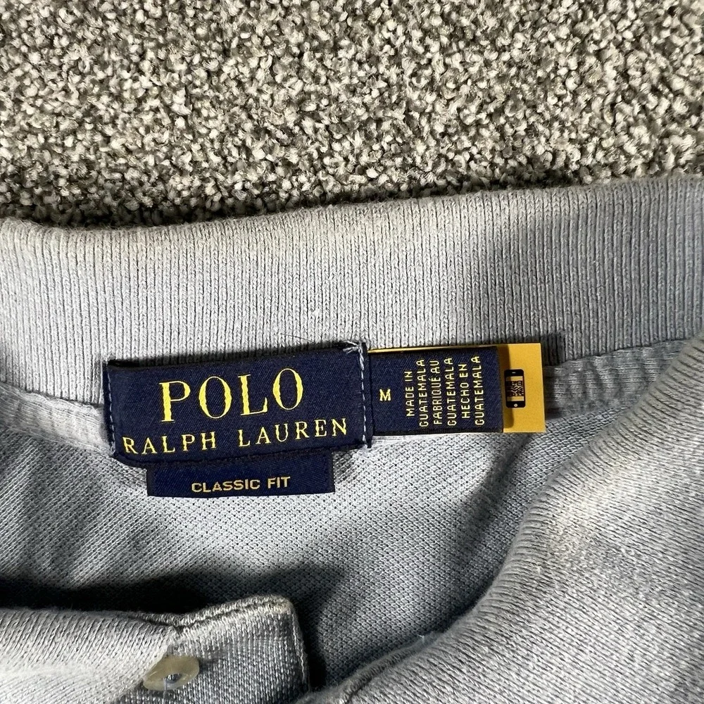 Polo Ralph Lauren Classic Fit Polo Shirt Blue Short Sleeve Pony Logo Men's M